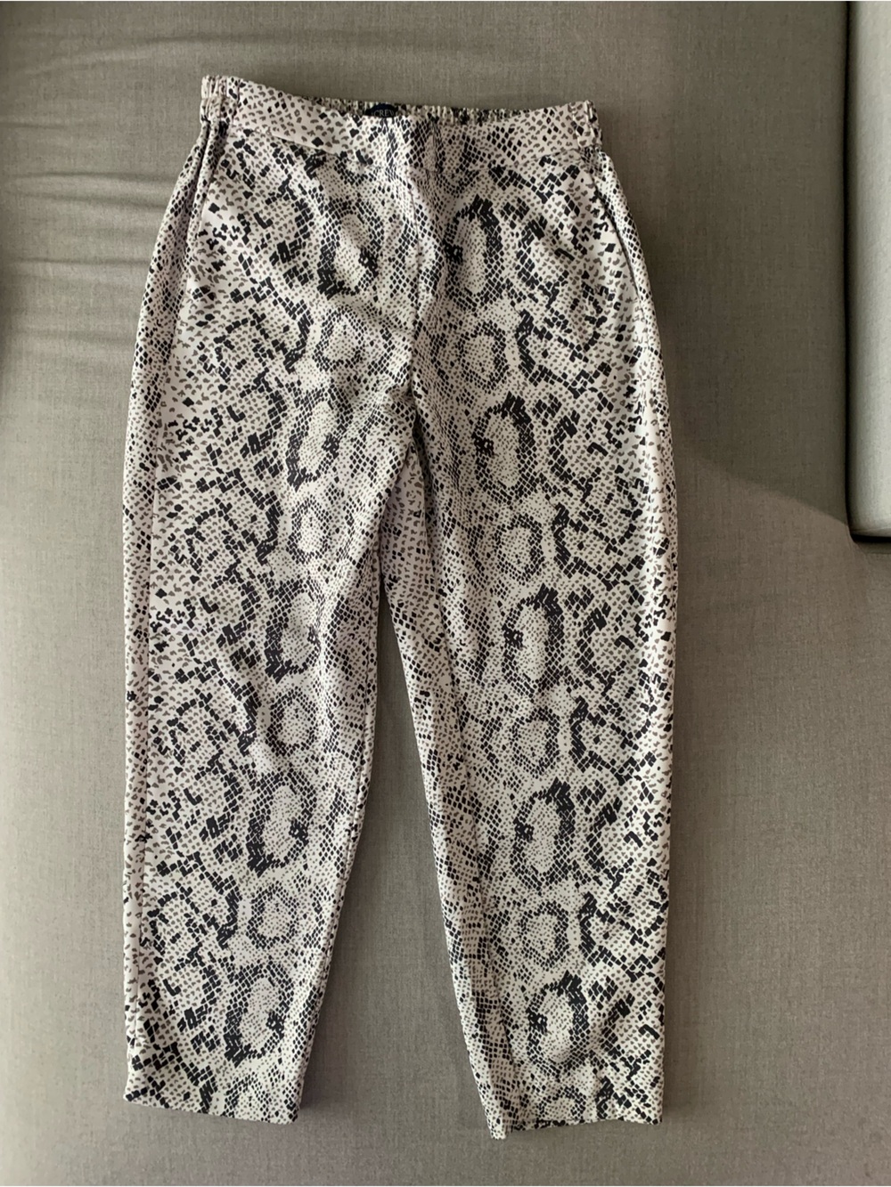 Neutral Snake Print pant